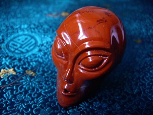 Alien Head Carvings